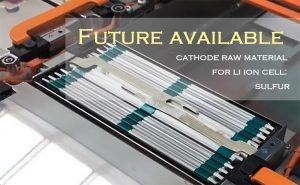 锂离子电池硫的未来可用阴极原料