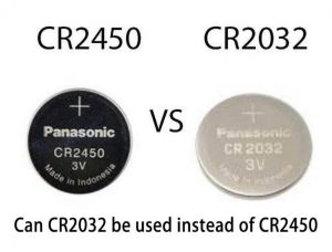 可以使用CR2032代替CR2450吗