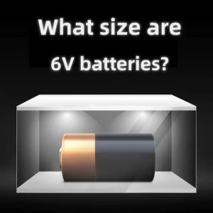 什么尺寸的6V电池