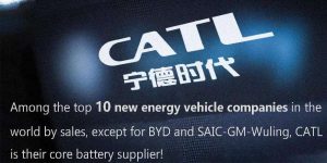 在全球销量最高的10家新能源汽车公司中，除比亚迪和上海汽车外，通用五菱是其核心电池供应商。